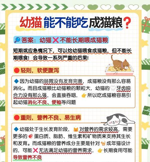 幼猫吃了猫粮后频繁拉屎是什么原因?如何解决?