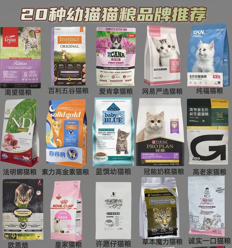 今年流行的猫粮品牌有哪些?如何选择流行的猫粮品牌?